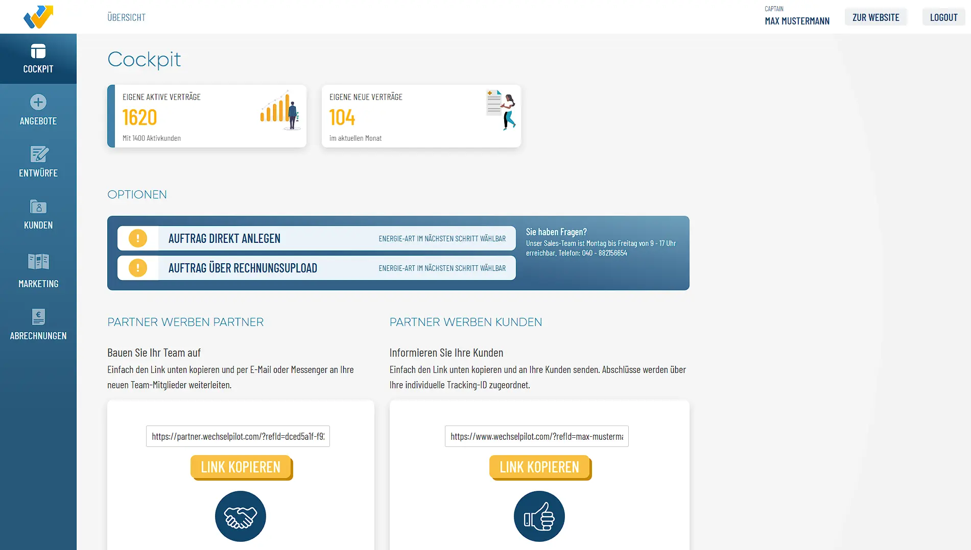 Wechselpilot Partnerportal