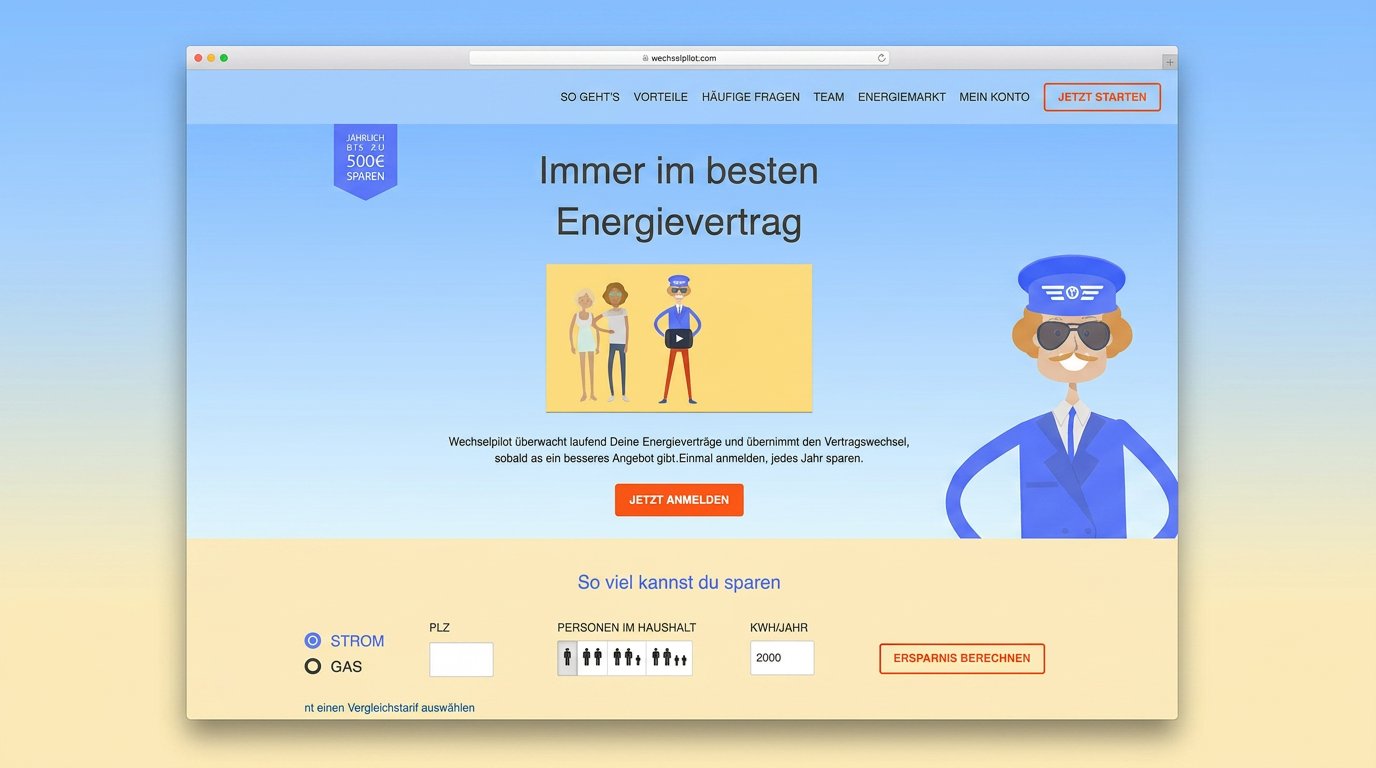 Erste Website